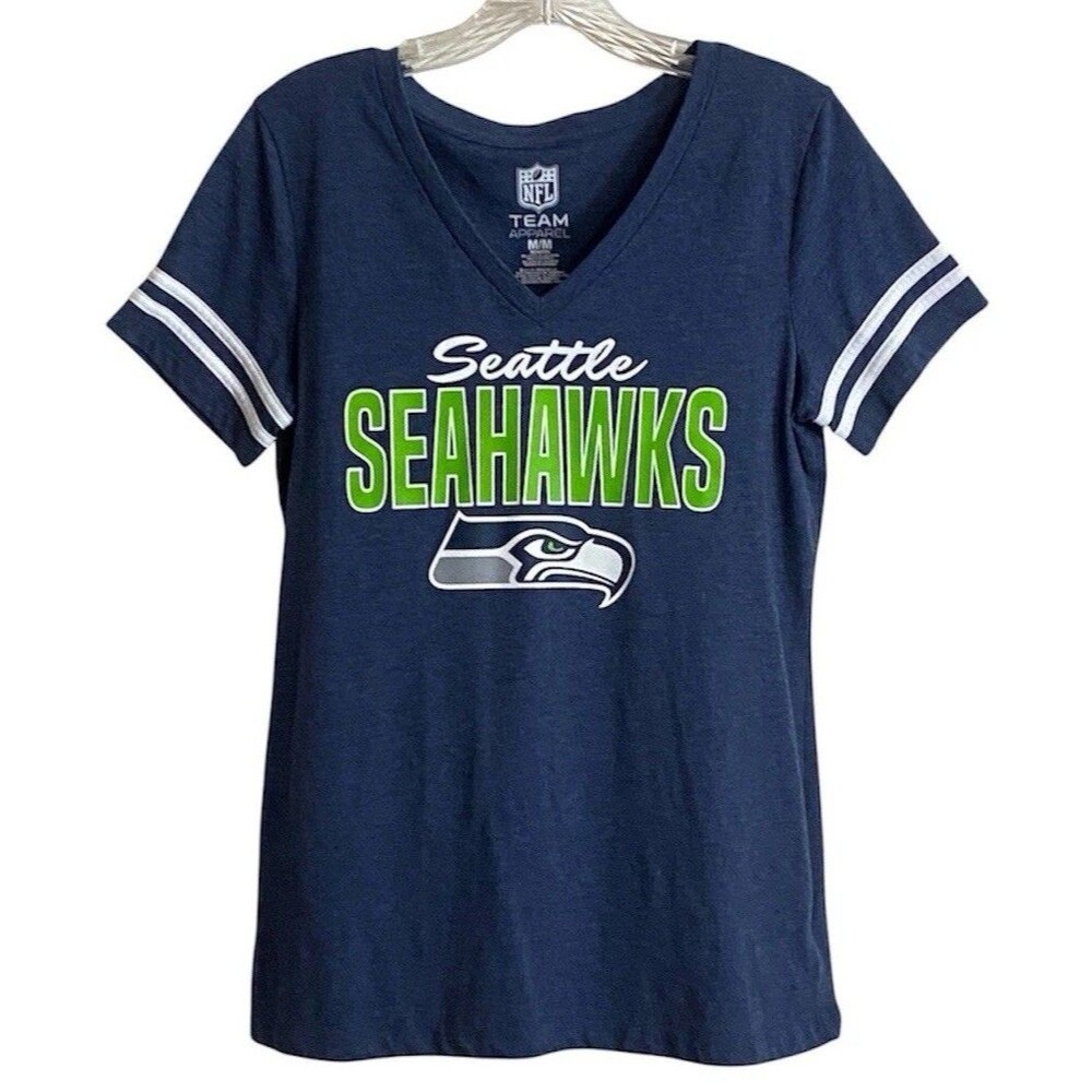Women’s Seattle Seahawks NFL T-shirt Size Medium Short Sleeve Blue